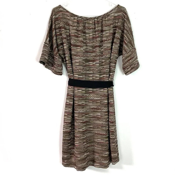 Patterson J Kincaid Earthy Tunic Dress Womens Size Small Tan Multi Multicolored - Picture 3 of 13